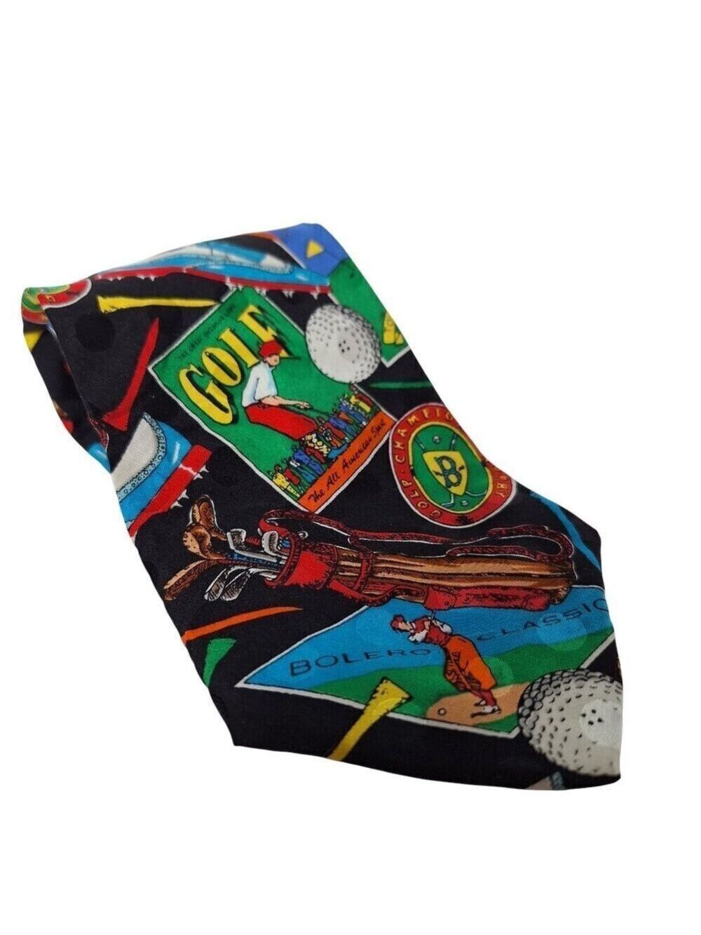 Addiction Golf 1992 Silk Necktie